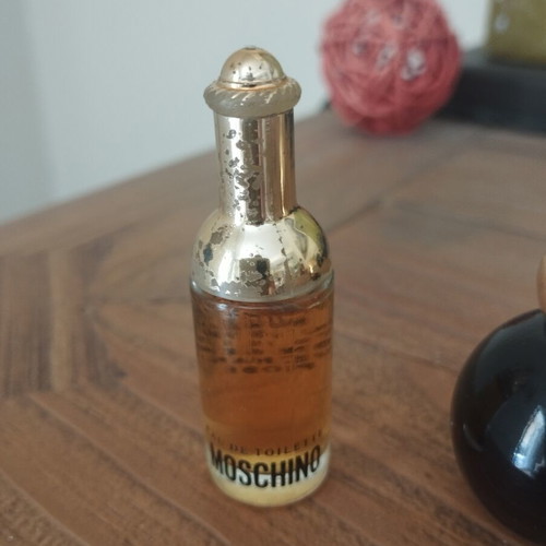 Moschino vintage mini perfumes used, 4ml and 5ml
