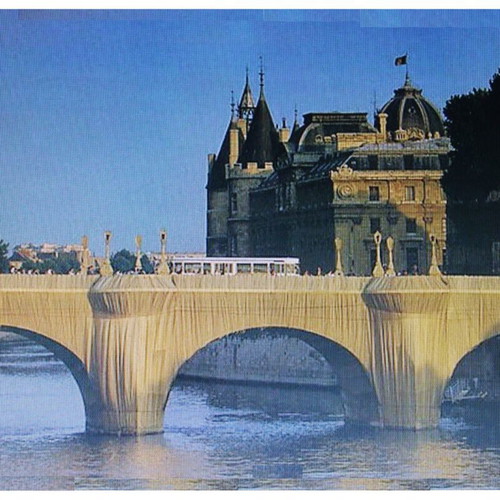Pont Neuf 1985 poster by Christo new, printed on 130g paper