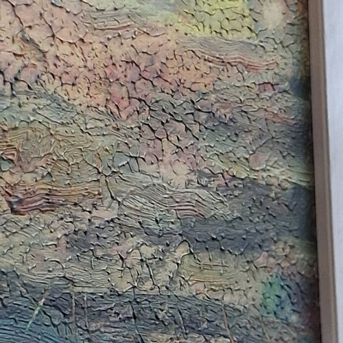 Charalampos Palaiologos Oil Painting on Wood, Like New