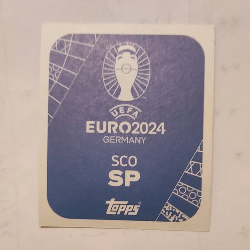 Euro Topps 2024 Gold sp-s SCO sticker like new