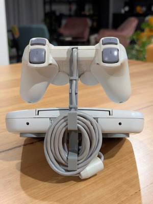 3D Printed Console and Controller Stand with Cable Management for PSOne