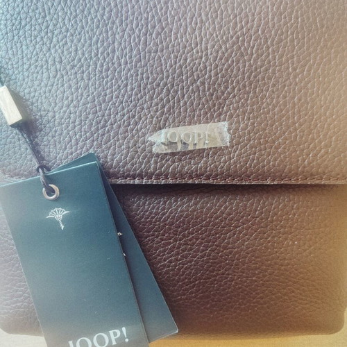 Joop! men's bag new, dark brown leather