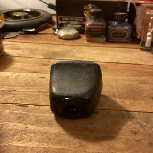 Fiat gearshift lever used, vintage 1968-1972 logo
