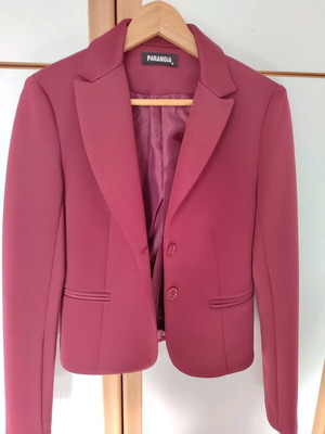 Paranoia women's jacket dark red like new, size S