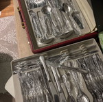 Комплект прибори Cheffinger от неръждаема стомана нов с калъф