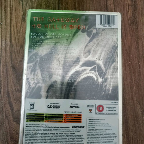 Doom 3 Collectors Edition Steelbook used for OG Xbox