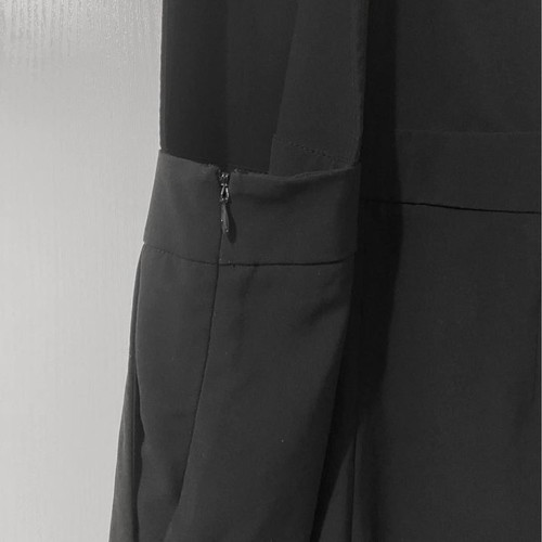 Black fabric playsuit like new, size M