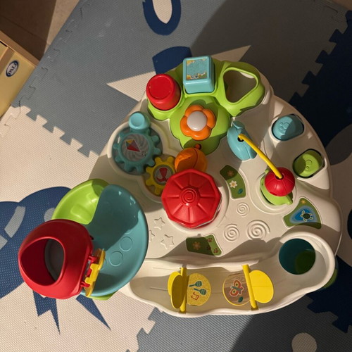 Clementoni activity table used, with sound, missing triangle
