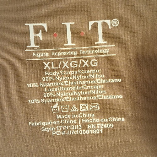 Fit shaping underwear brown size XL new