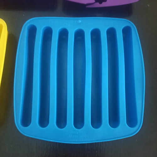 Silicone ice cube trays set of 5 used