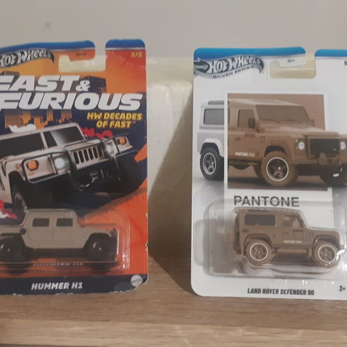 Hot Wheels 4x4 Hummer H1 and Land Rover Defender set new