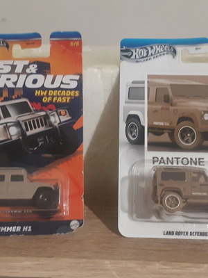 Hot Wheels 4x4 Hummer H1 and Land Rover Defender set new