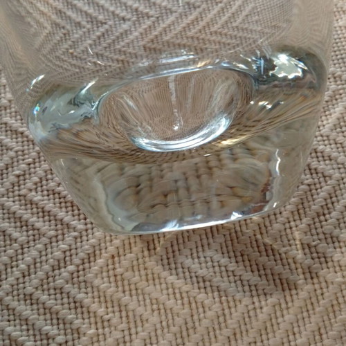 Crystal vase like new, very heavy