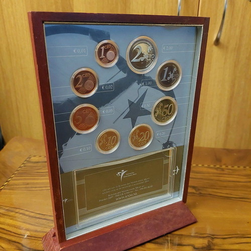 Nordic Gold prooflike euro coin set 2000 from Netherlands new