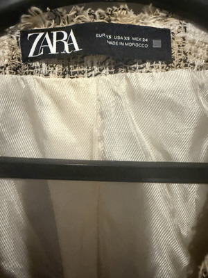 Zara tweed jacket, XS