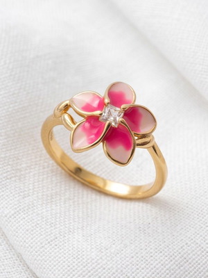 Pandora Disney Moana ring with flower, size 7/54, new