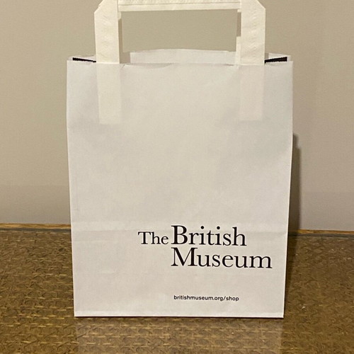 Authentic British Museum bag and map used with free Tate map
