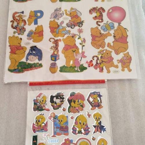 Sticker collection like new with Winnie, Tweety, Snow White etc.