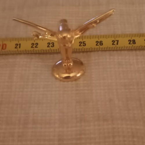 Disney Tinker Bell gold metal figure like new, collectible