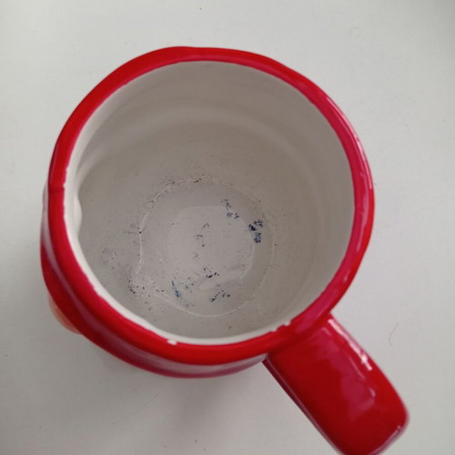 Cup mug used, pencil holder