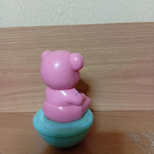 Vintage Roly-Poly Bear Toy like new with Rattle Mechanism