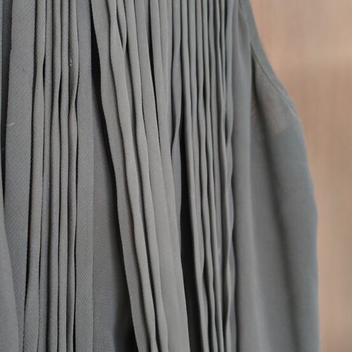 JLO Black Pleated Midi Dress Small like new