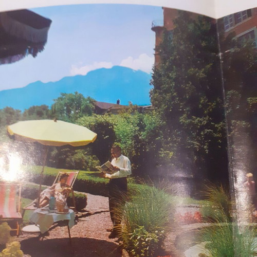 Carlton Interlaken hotel promotional brochure, 1960s Switzerland