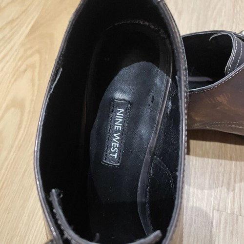 Nine West moccasins like new, black and multicolor, size 38