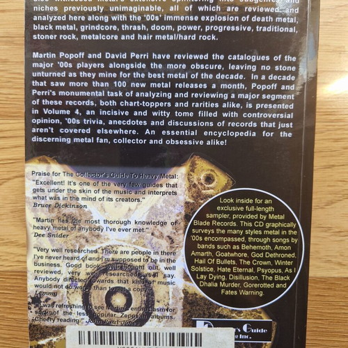 The Collector's Guide to Heavy Metal Volume 4 like new, with CD