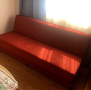Καναπές κρεβάτι με αποθηκευτικό χωρο