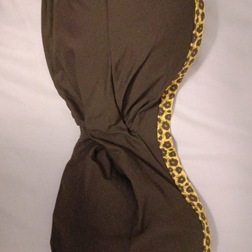 Women's strapless swimsuit D50, new, green and yellow