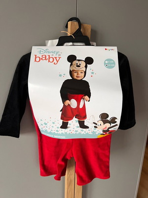 Mickey Mouse costume new, size 12 months