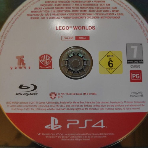 Lego Worlds for PS4 like new