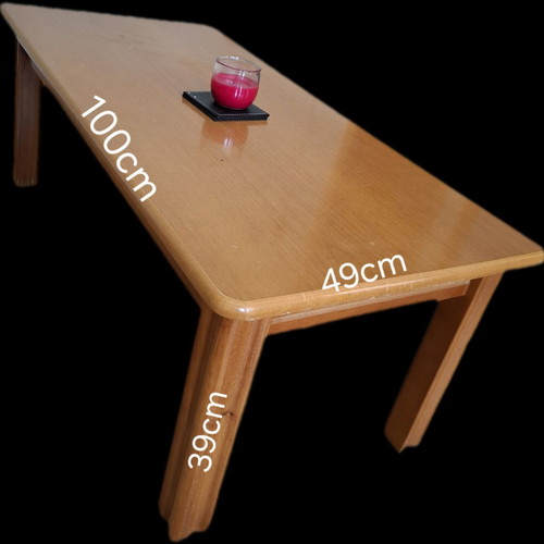Solid wood coffee table