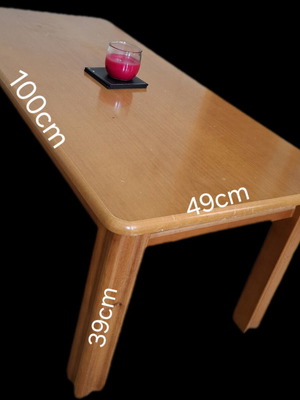 Solid wood coffee table
