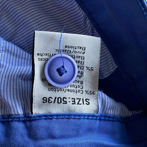Bruno Leoni men's bermuda shorts like new, blue, size 50/36
