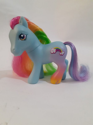 My Little Pony Rainbow Dash figure used, G3 Hasbro