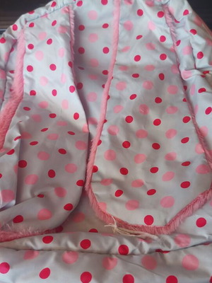 Girls' backpack Gim like new, white pink