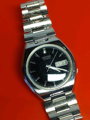 Αυτόματο ρολόι Seiko vintage 17 Jewels από ανοξείδωτο ατσάλι μεταχειρισμένο