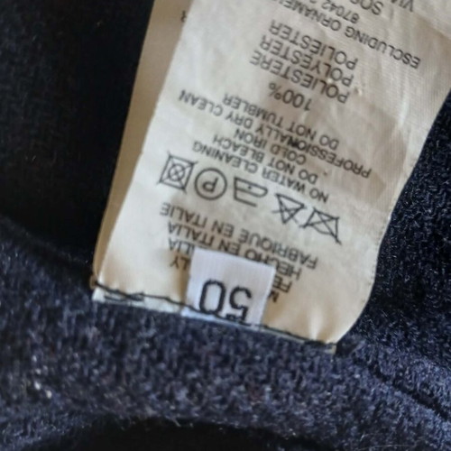 Trussardi Jeans men's jacket used, blue, size 50
