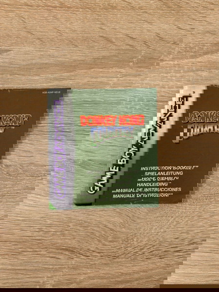 DONKEY KONG COUNTRY GBA MANUAL