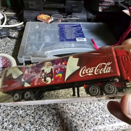 Vintage collectible Coca Cola truck new with original box
