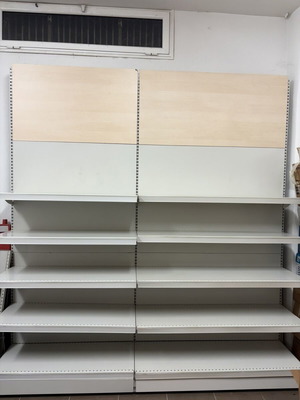 Shelf like new, height 2.4m, length 2.25m, width 0.5m