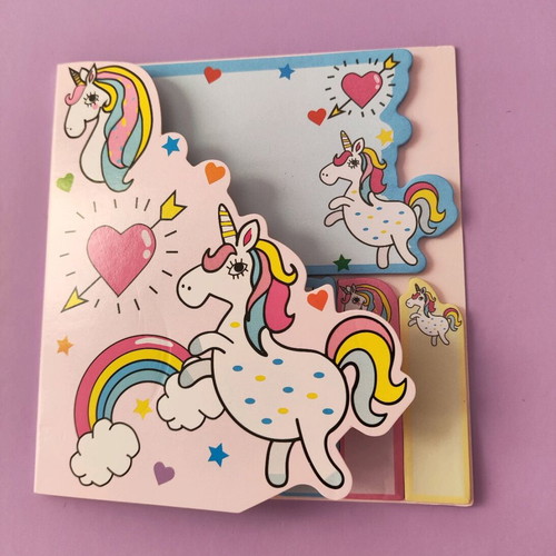 Unicorn sticky notes new, for kids