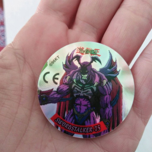 Yugioh Tazos Duel collectible caps 3 pcs like new