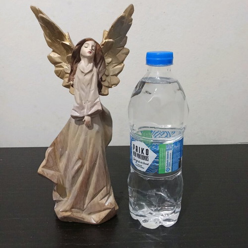 Decorative angel used with golden details vintage style