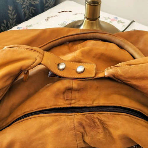 Sonia Rukiel leather shoulder bag used, authentic