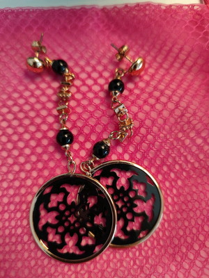 Oxette earrings used, black