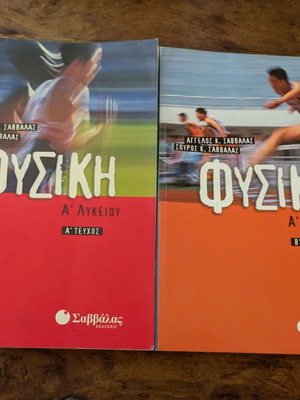 Savvalas Physics A Lykeiou textbooks like new, Greek