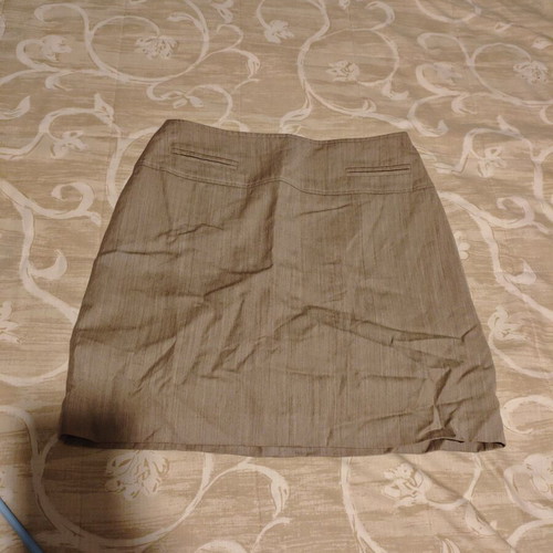 Miss Simbolo short skirt beige used, size S